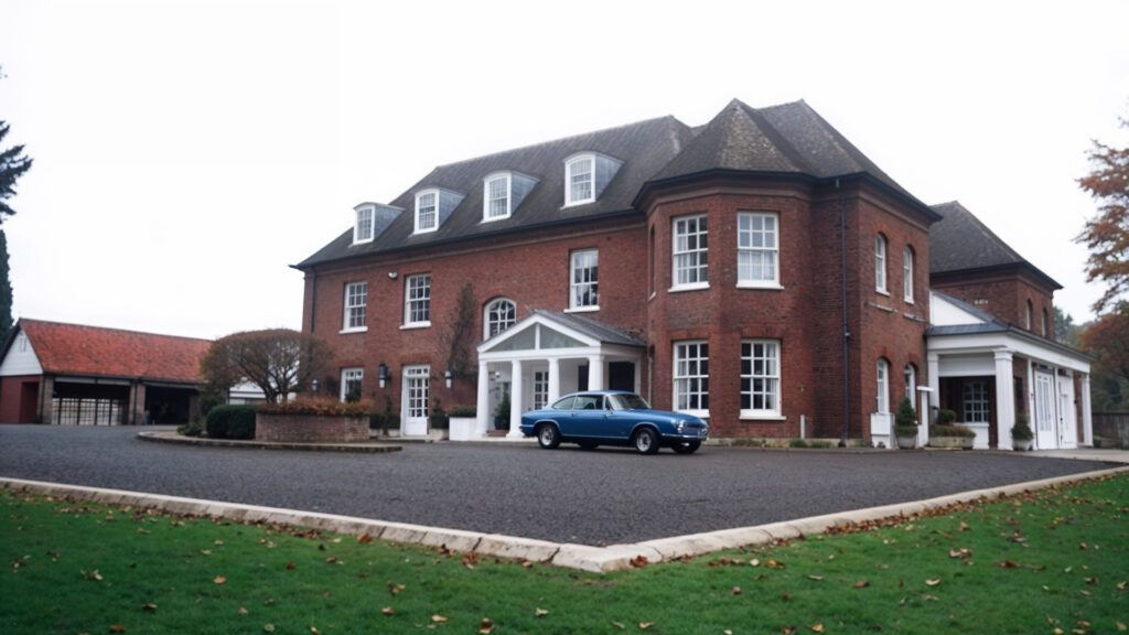 Front View Of Elton John%E2%80%99s Woodside Estate In Old Windso