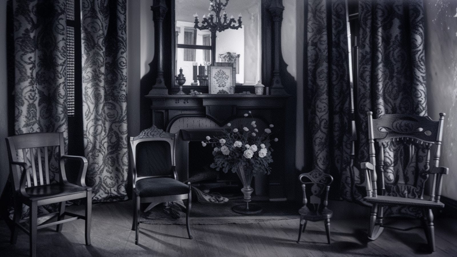 emma%e2%80%99s parlour in franklin castle with ornate fireplace