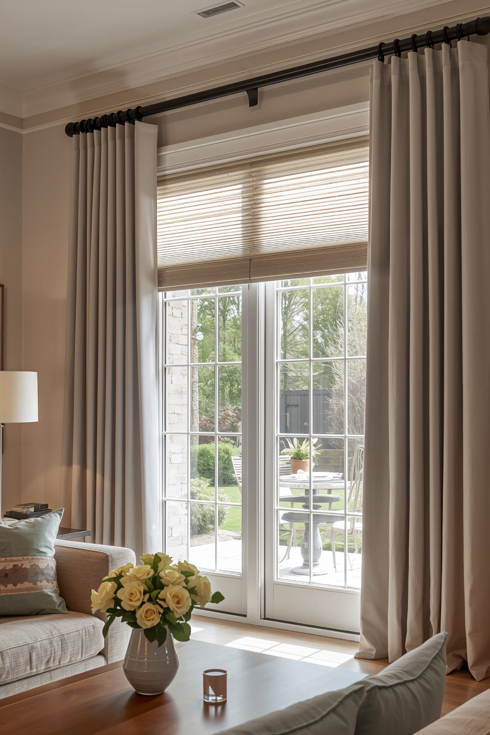 Energy Saving Thermal Curtains For Sliding Patio Doors