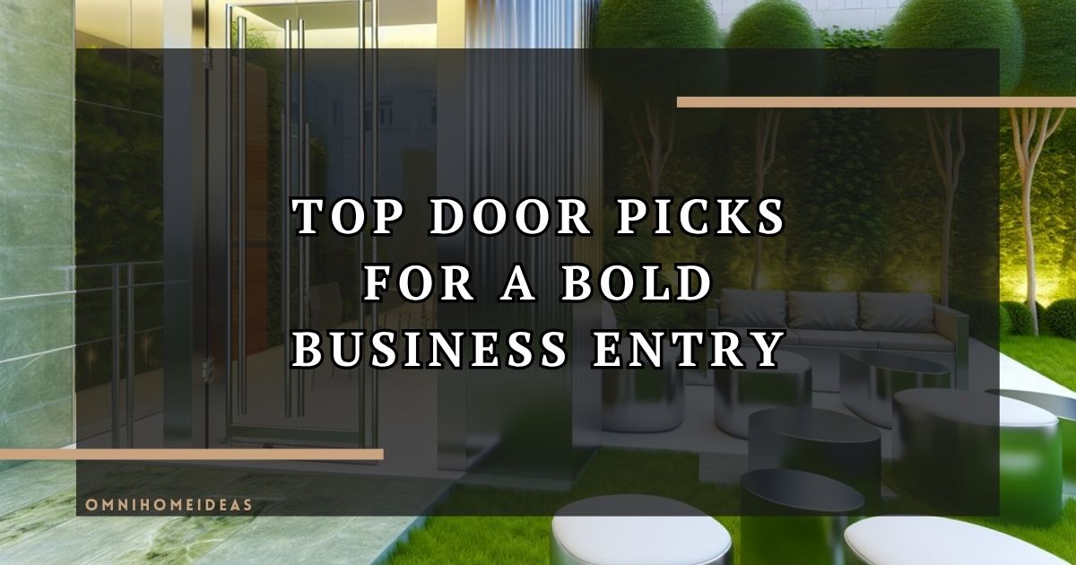 Entry Door Choices That Elevate Commercial Spaces