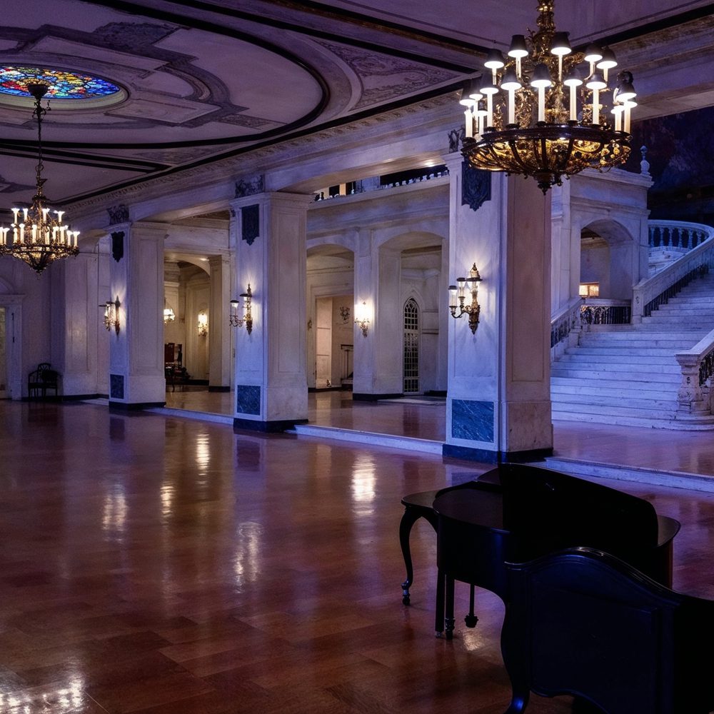 08 evening view of the great hall