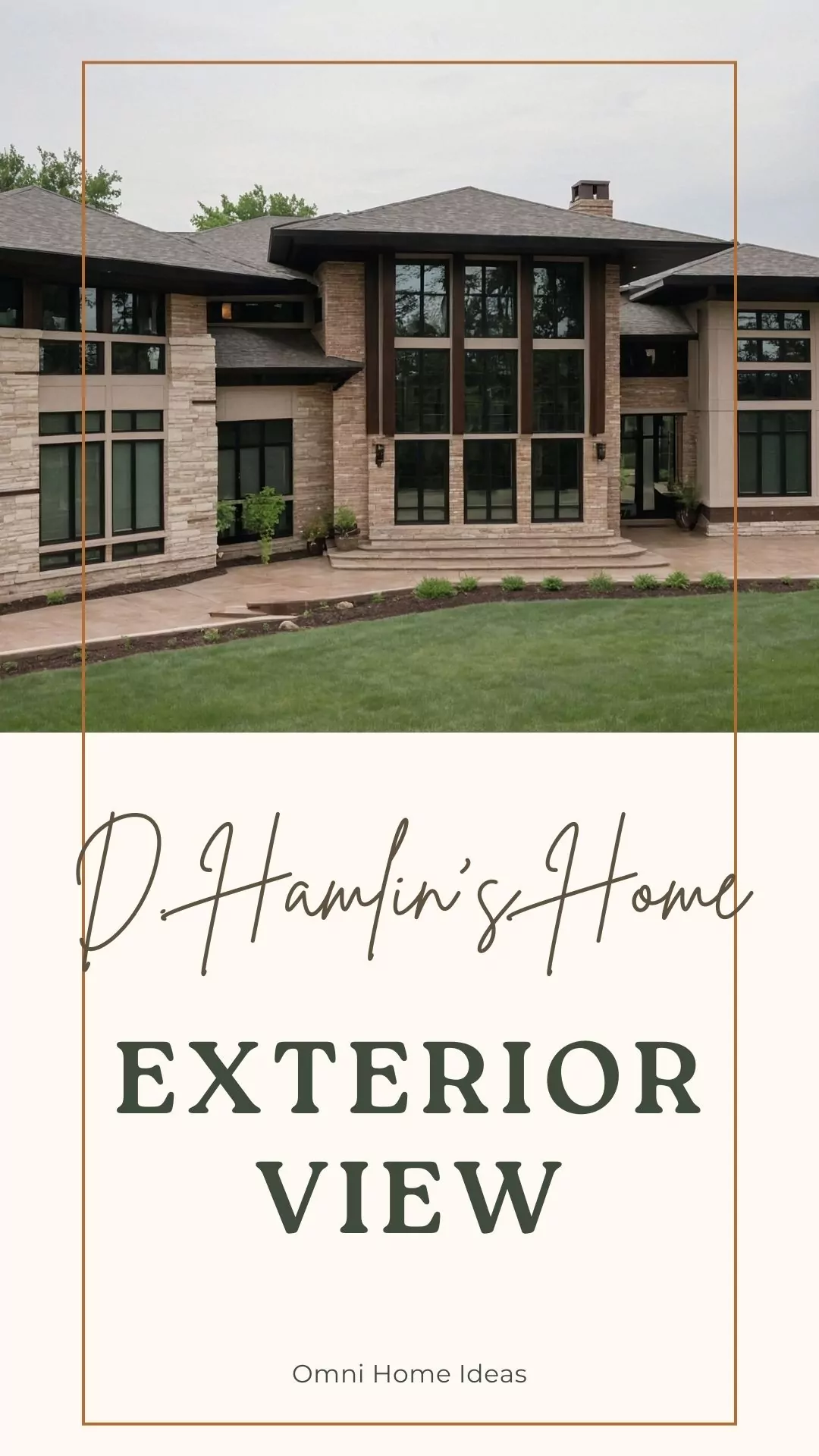 exterior of denny hamlin’s lake norman mansion