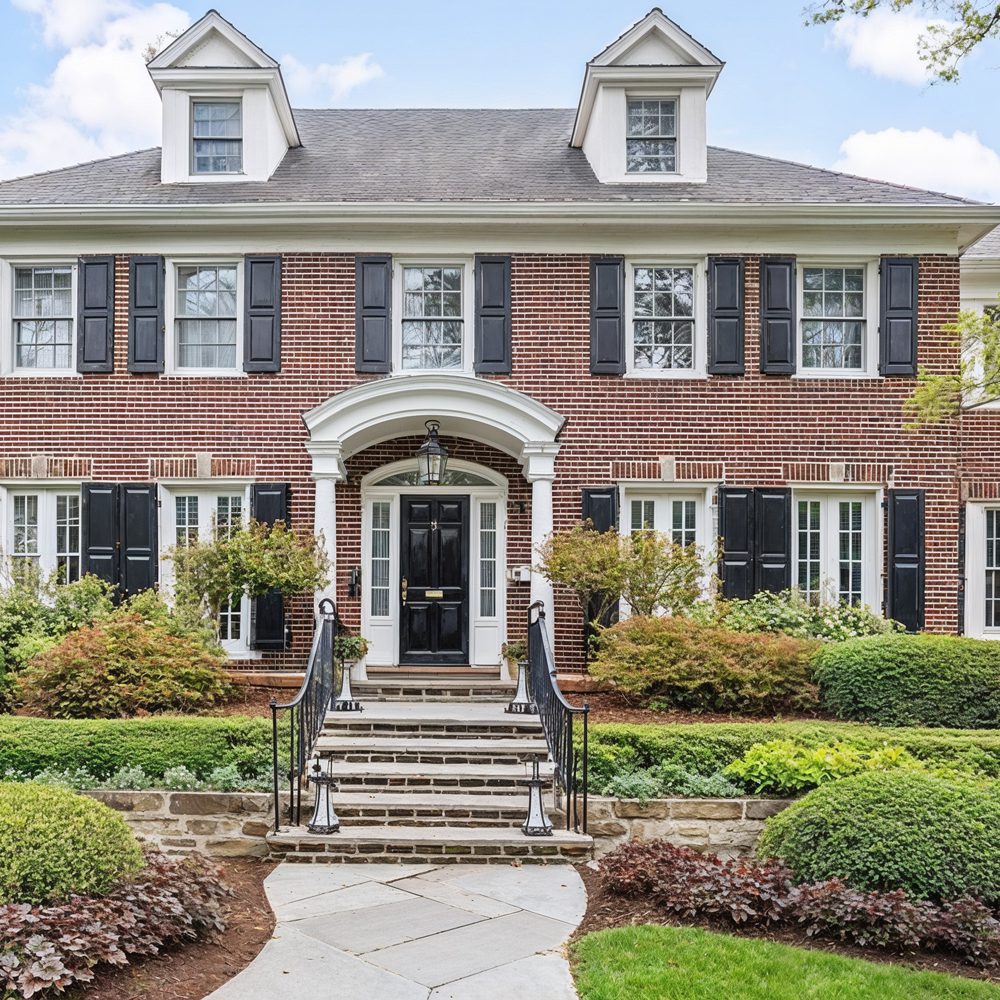 01 exterior of the home alone house
