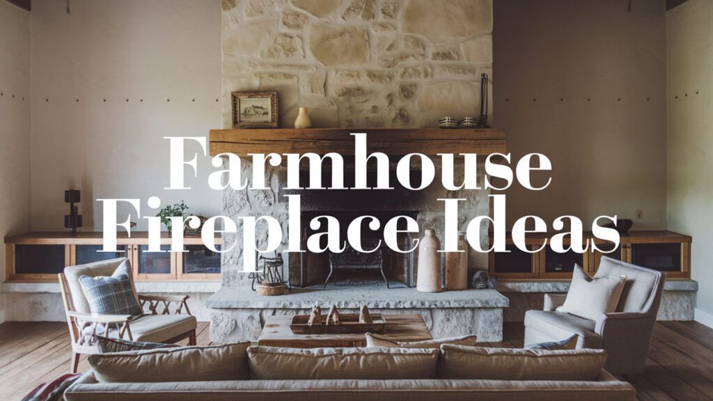 Farmhouse Fireplace Decorating Ideas