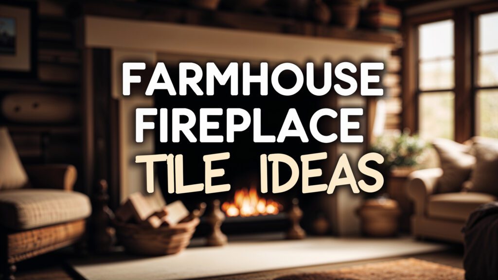Farmhouse Fireplace Tile Ideas