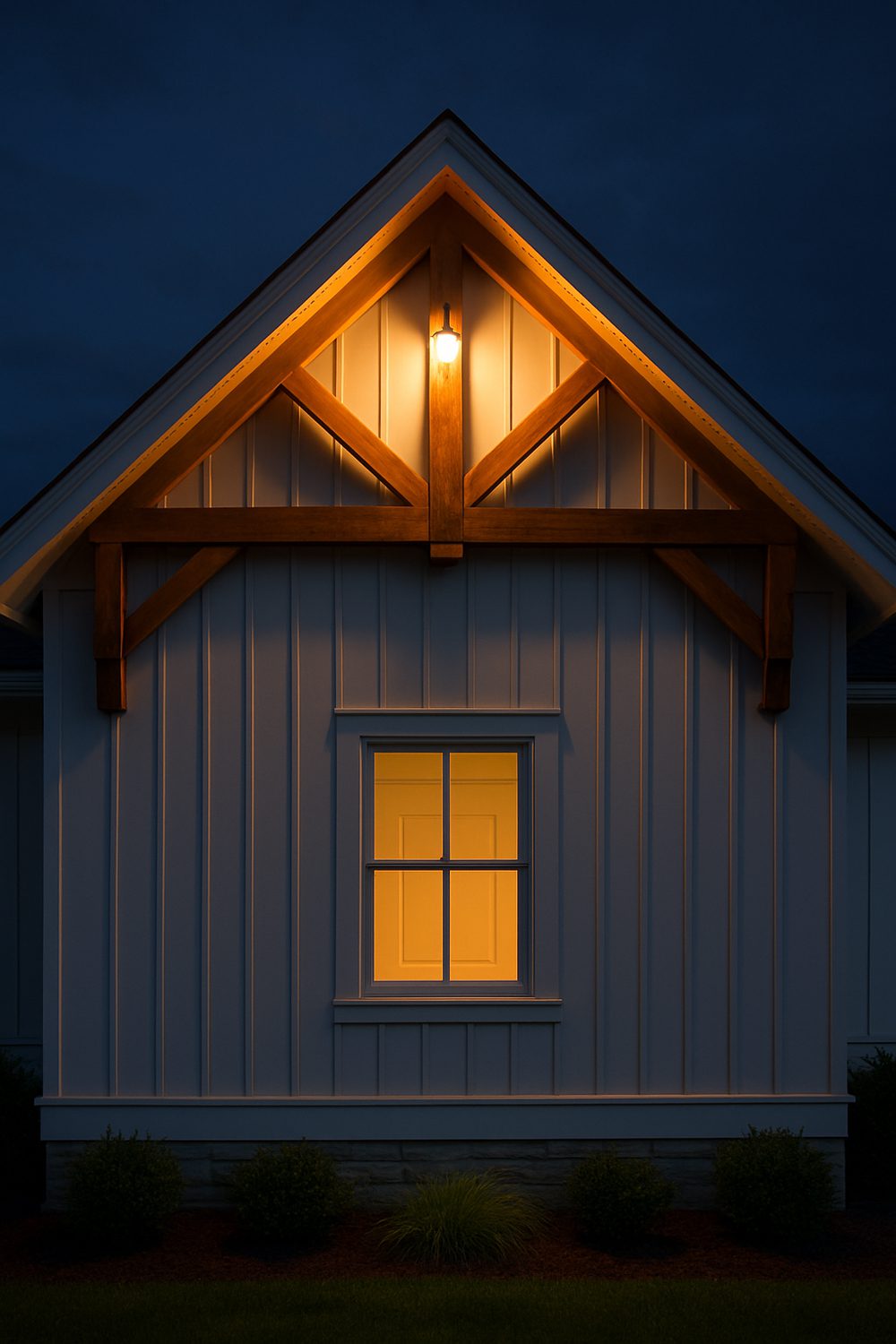 Farmhouse Gable Accent Siding Inspiration