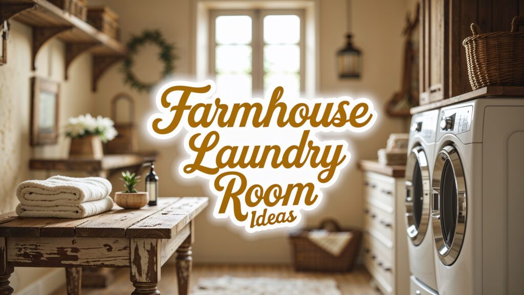 Farmhouse Laundry Room Ideas