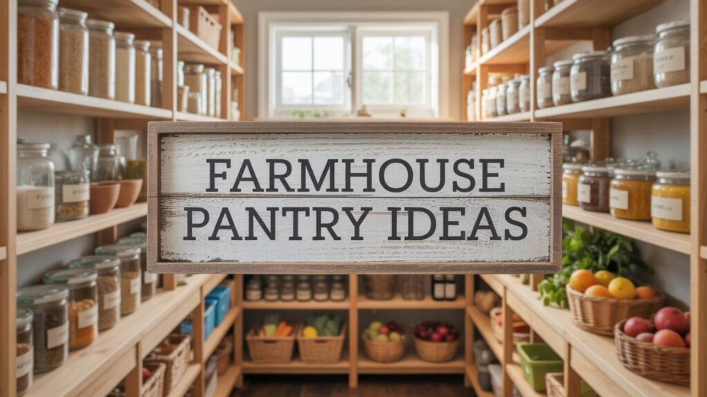 Farmhouse Pantry Ideas