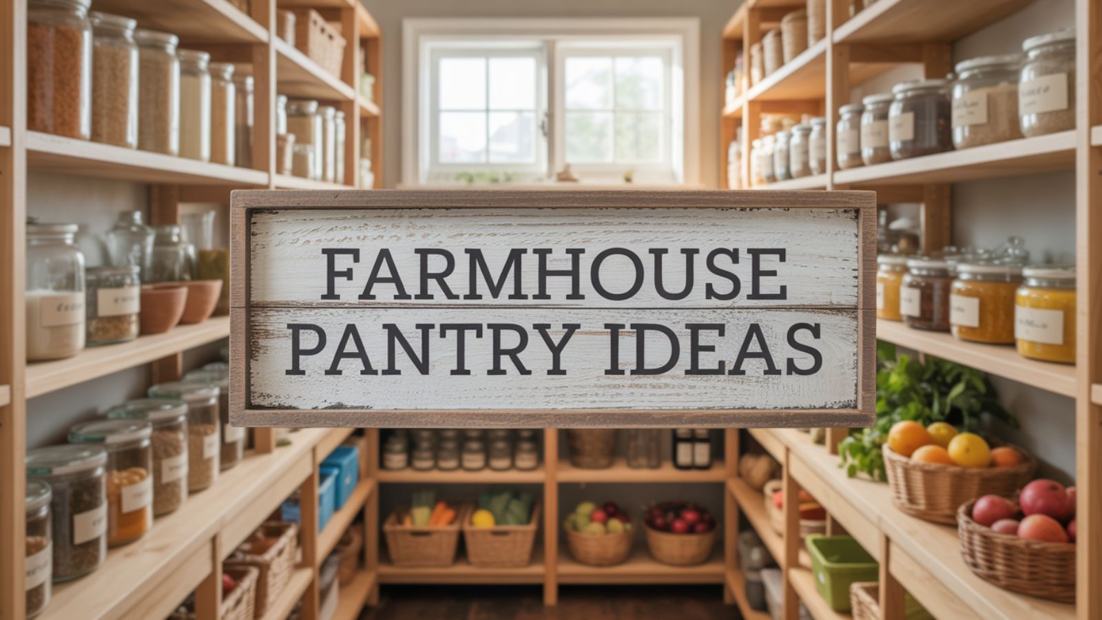 Farmhouse Pantry Ideas