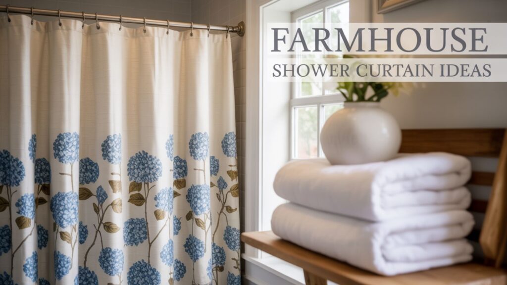 Farmhouse Shower Curtain Ideas