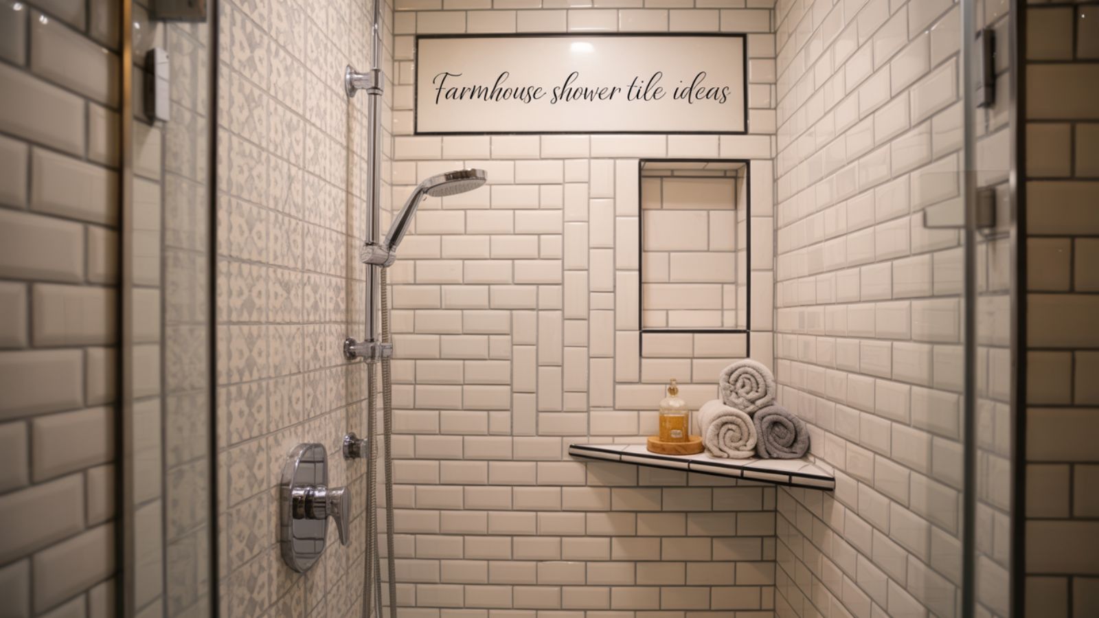Farmhouse Shower Tile Ideas
