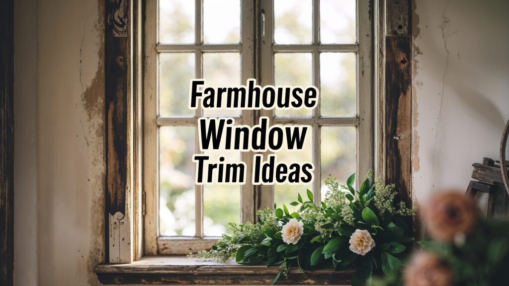 Farmhouse Window Trim Ideas