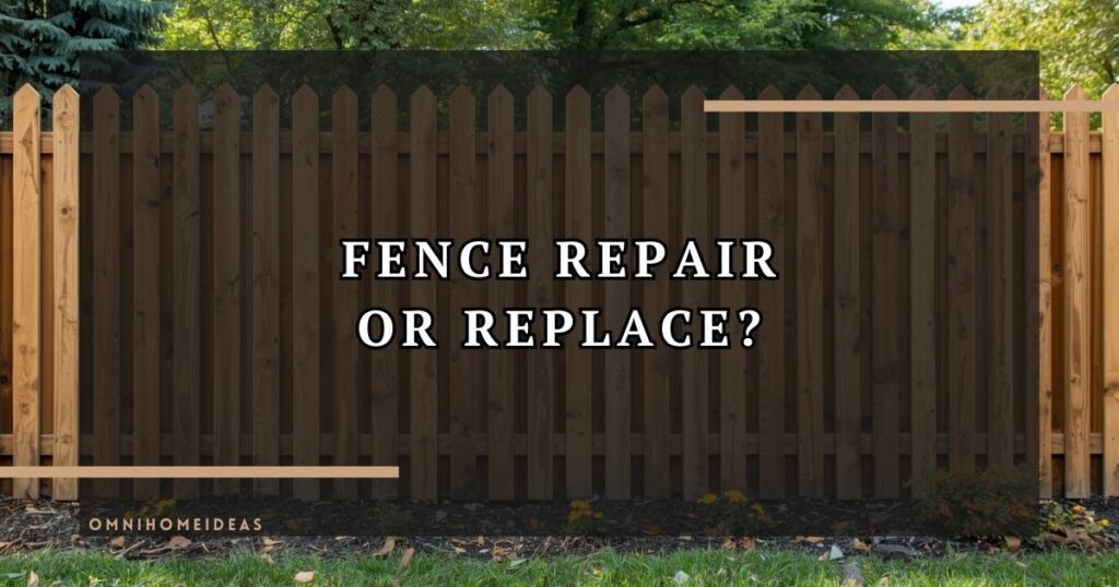 Fence Repair Vs. Replacement
