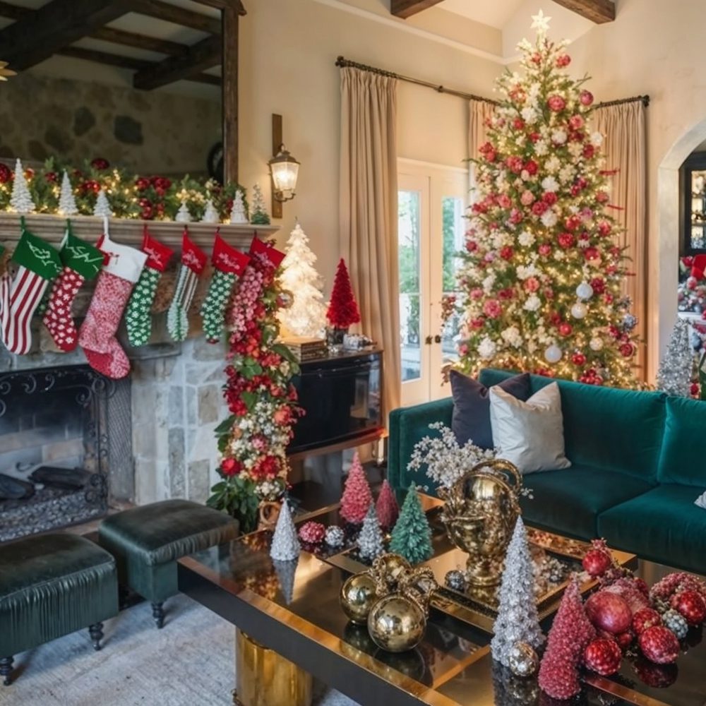 03 festive living room decor for the holidays