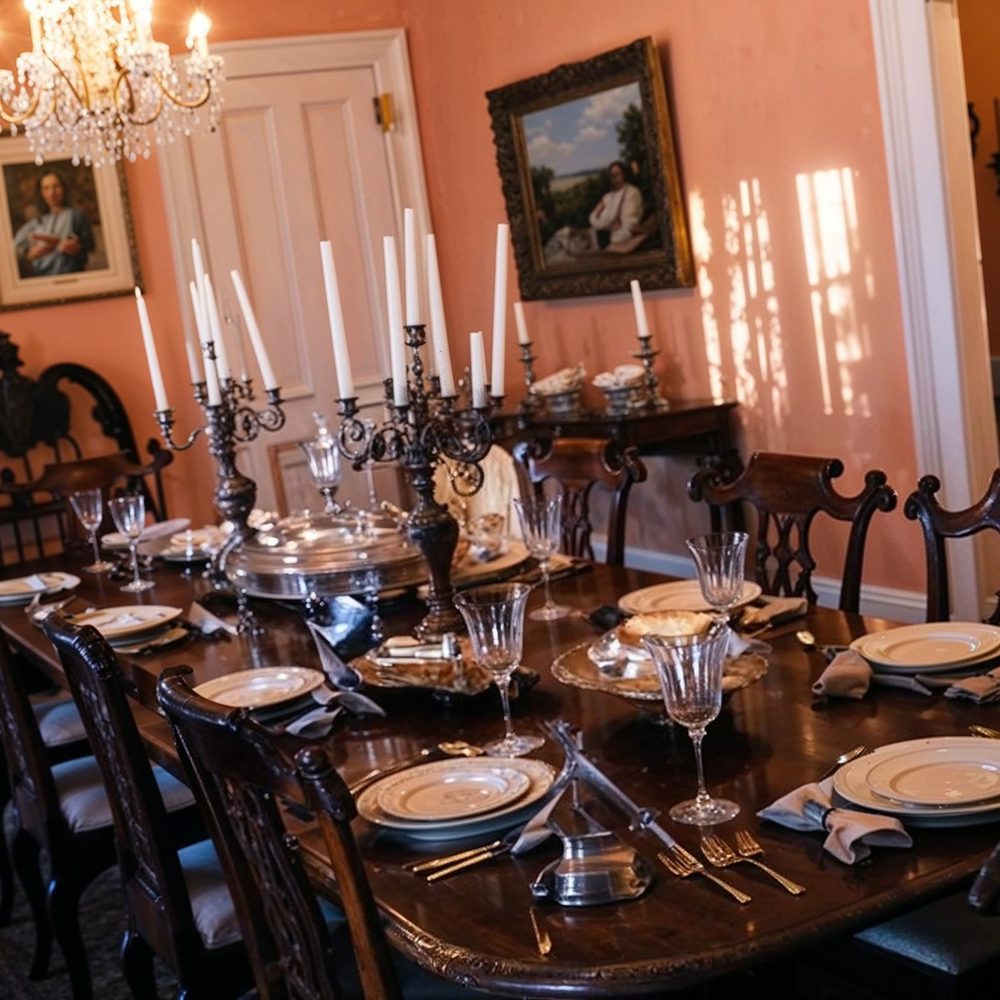 07 formal dining room at myrtles plantation