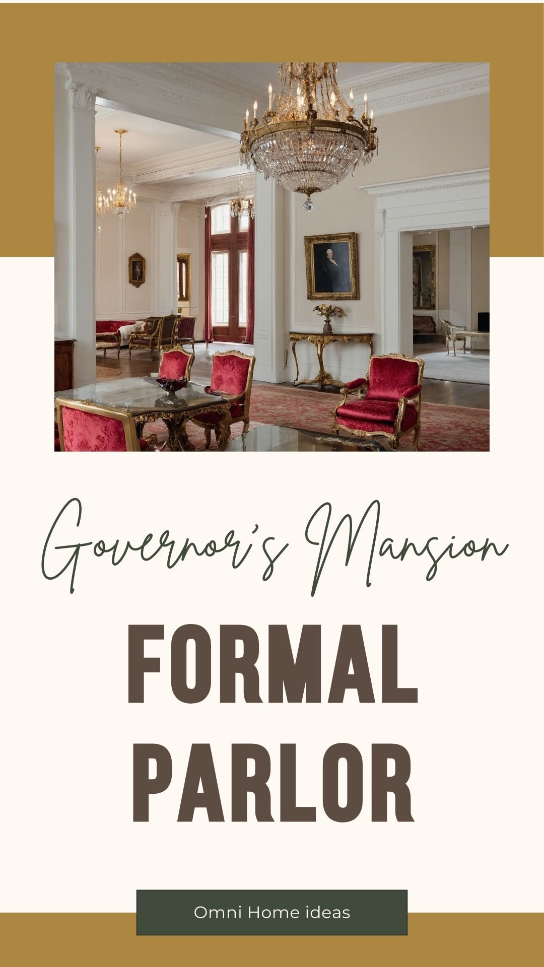 formal parlor of the illinois governor's mansion