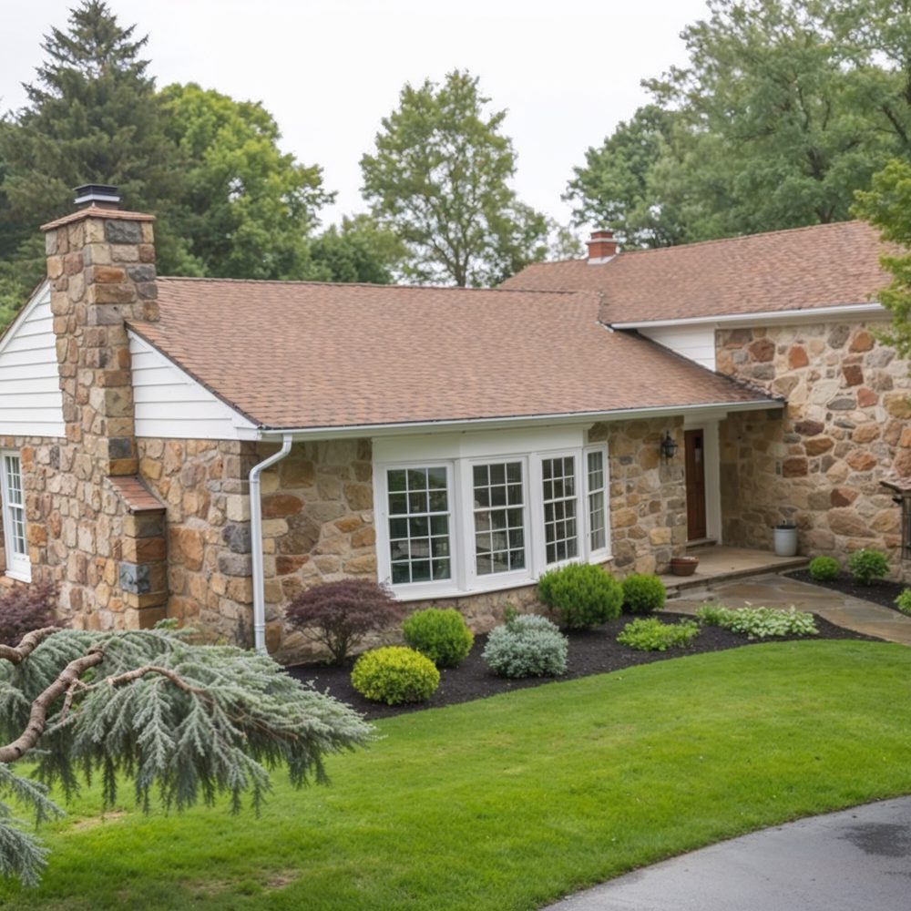 01 front view of jason and kylie kelce%e2%80%99s haverford home