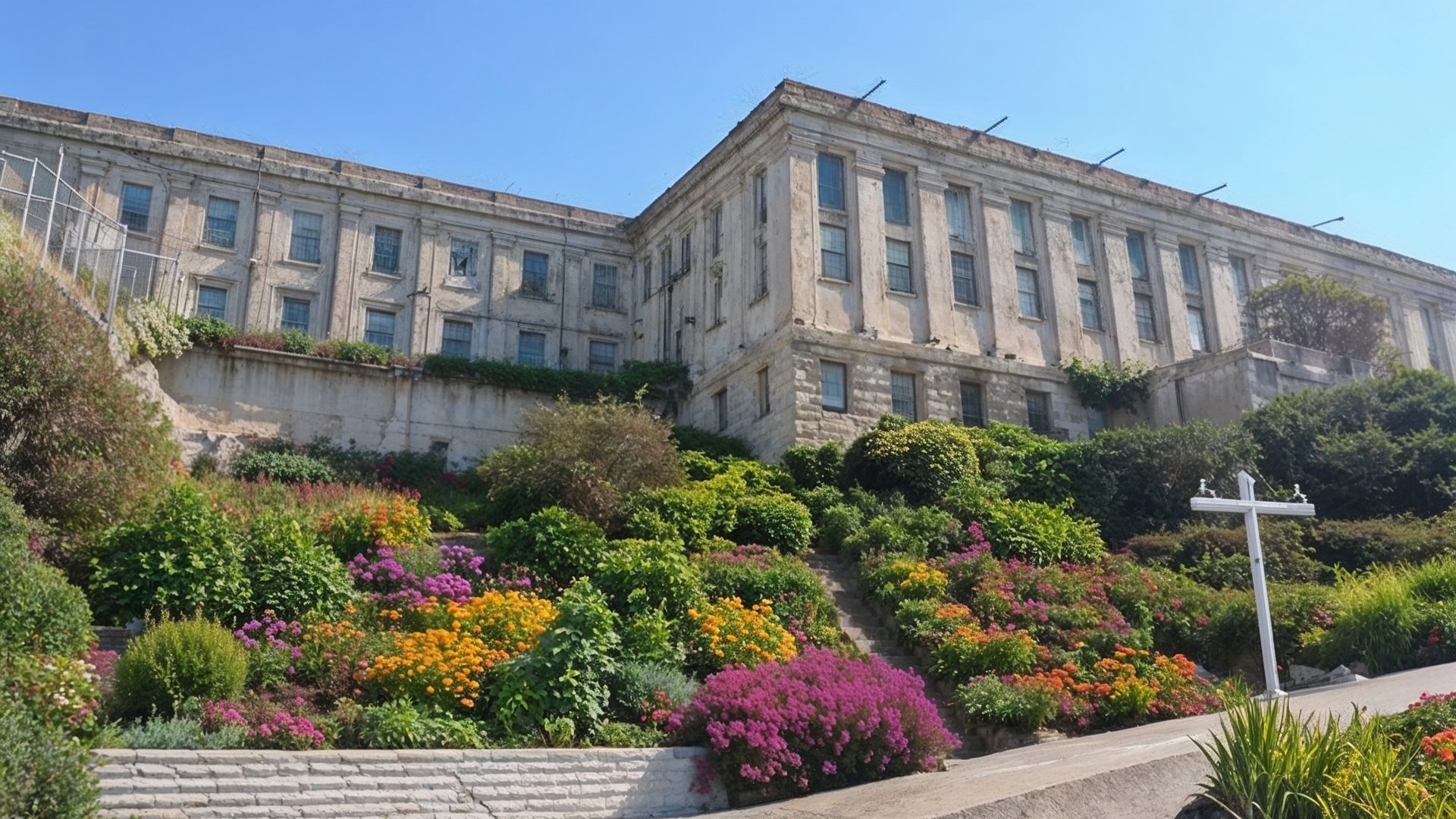 Gardens Of Alcatraz Beauty Blooms Where Felons Once Walked