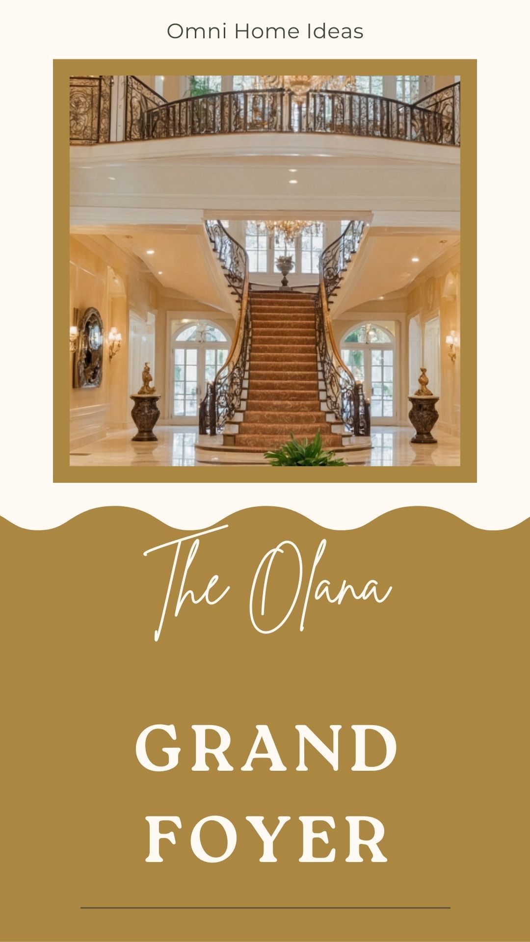 grand foyer with crystal chandelier