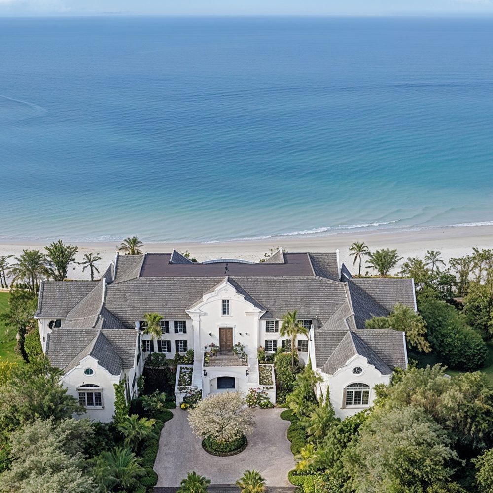 03 grand front entrance of gordon pointe estate