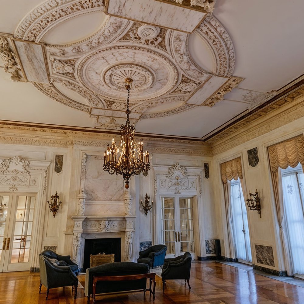 06 grand reception hall with parquet floors