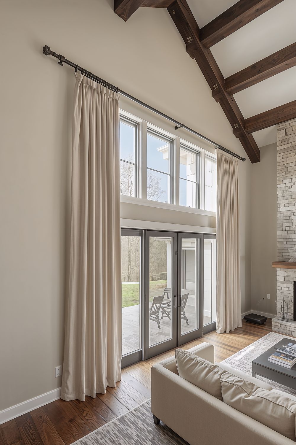 Heavy Duty Custom Curtain Rods For Extra Wide Patio Doors