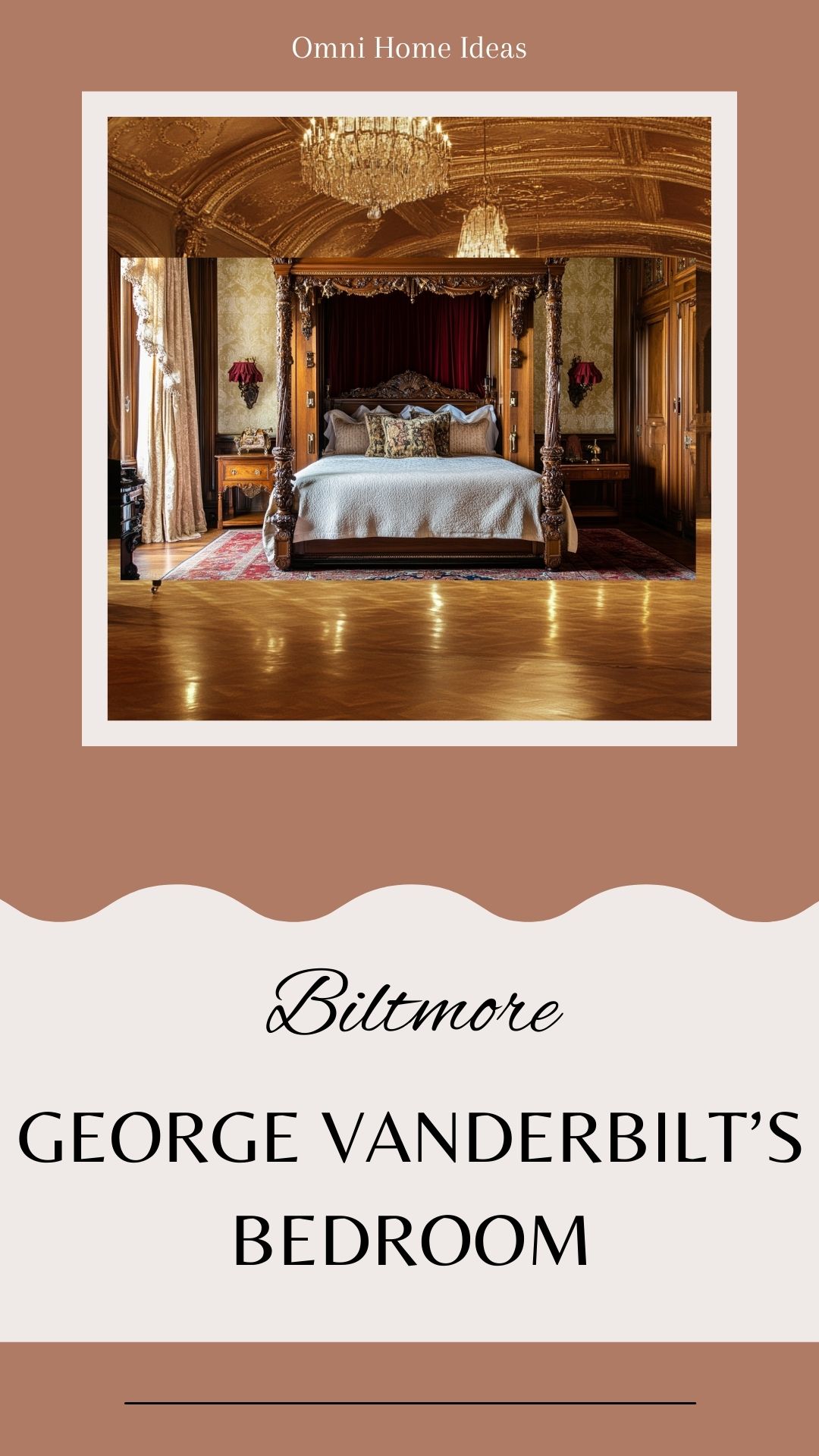 hidden closet in george vanderbilt’s bedroom at biltmore