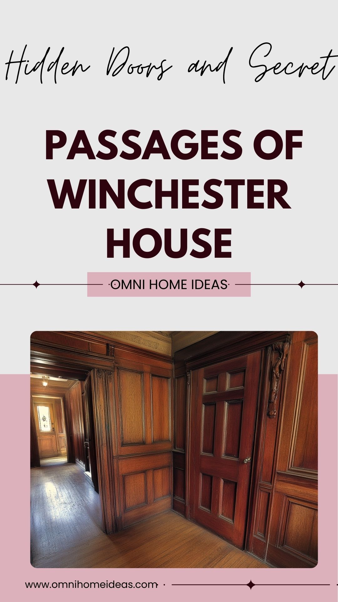 hidden doors and secret passages of winchester house