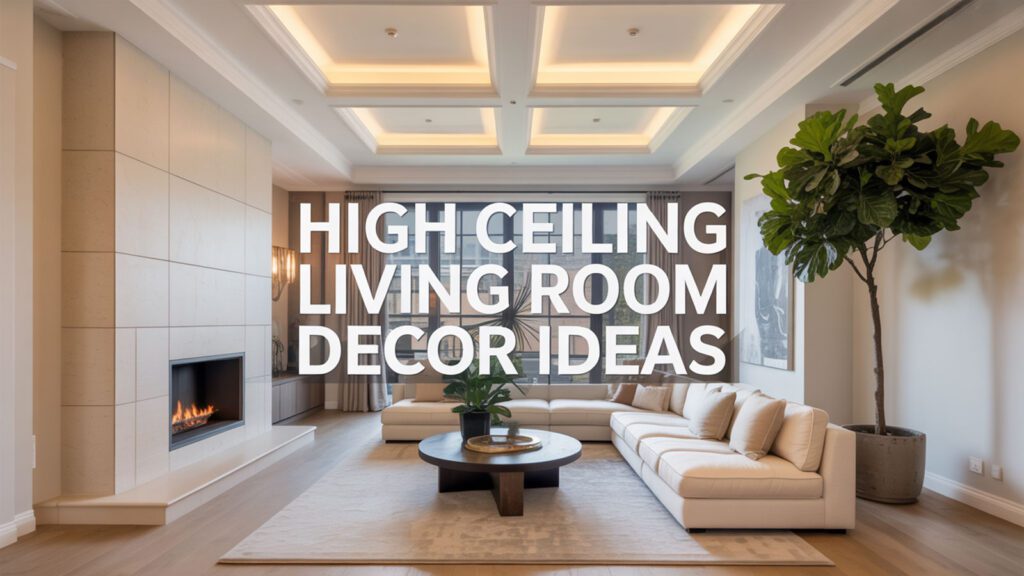 High Ceiling Living Room Decor Ideas