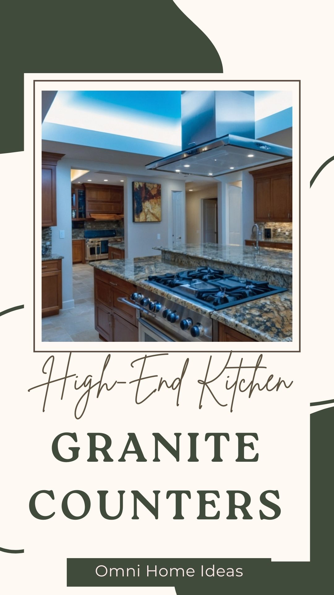 high end kitchen with granite counters in tyson's nevada mansion