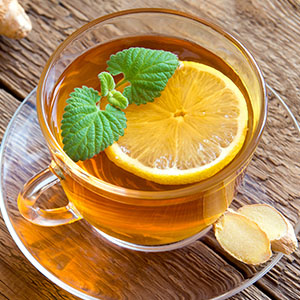 Lemon tea is one of the home remedies for the flu.