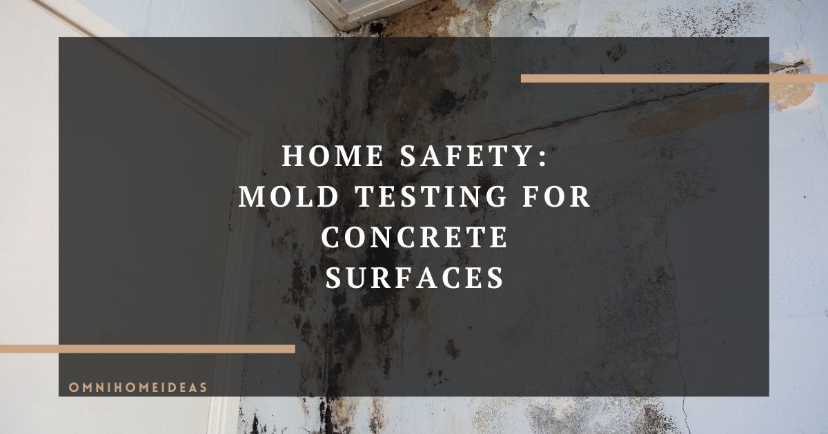 home safety mold testing for concrete surfaces