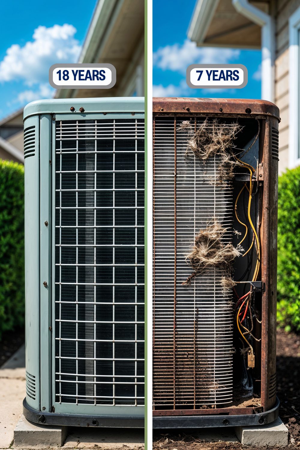 how ac neglect shortens its lifespan