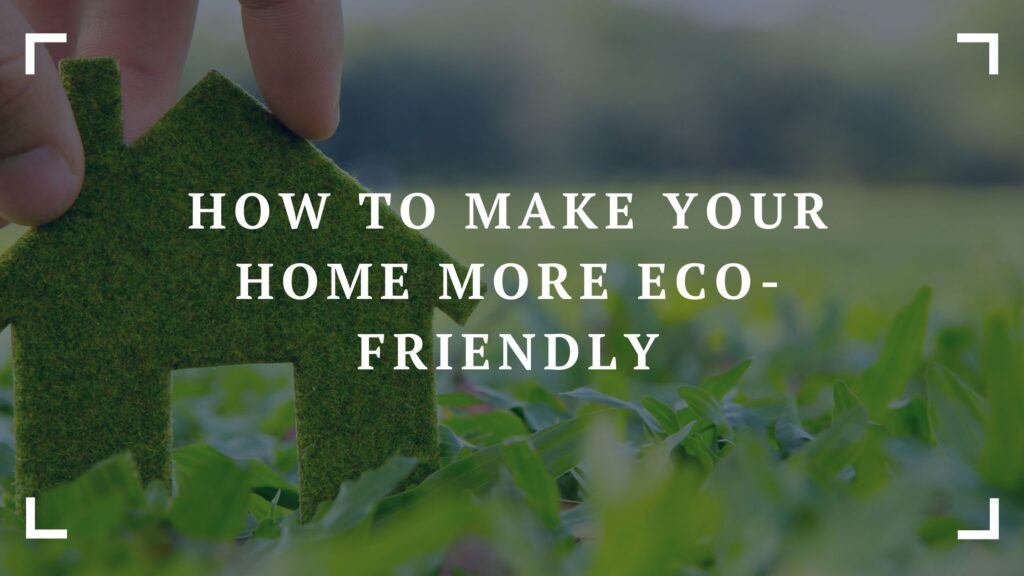 how to make your home more eco friendly