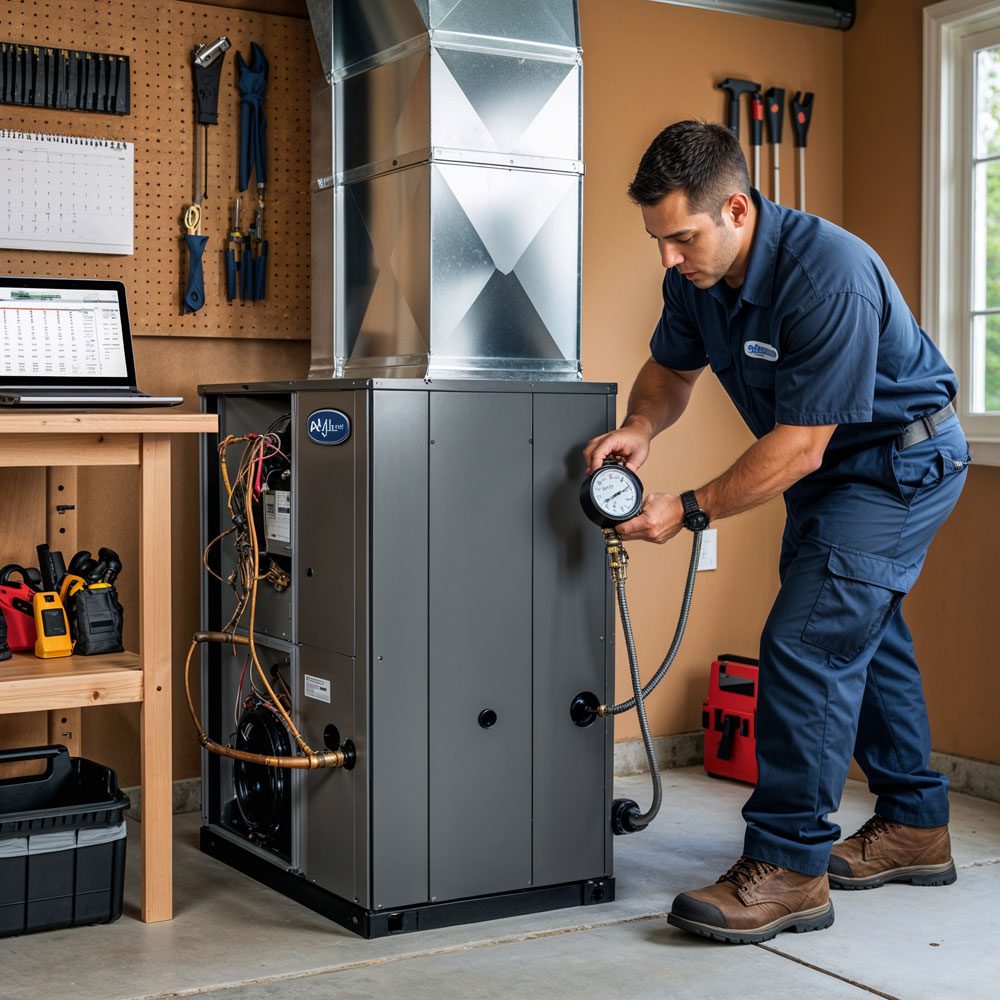 hvac installation with warranty protection