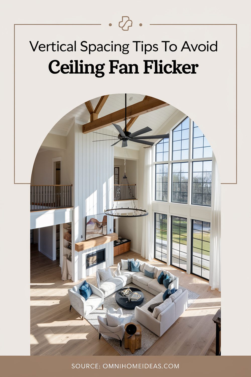 increase vertical distance to reduce strobing