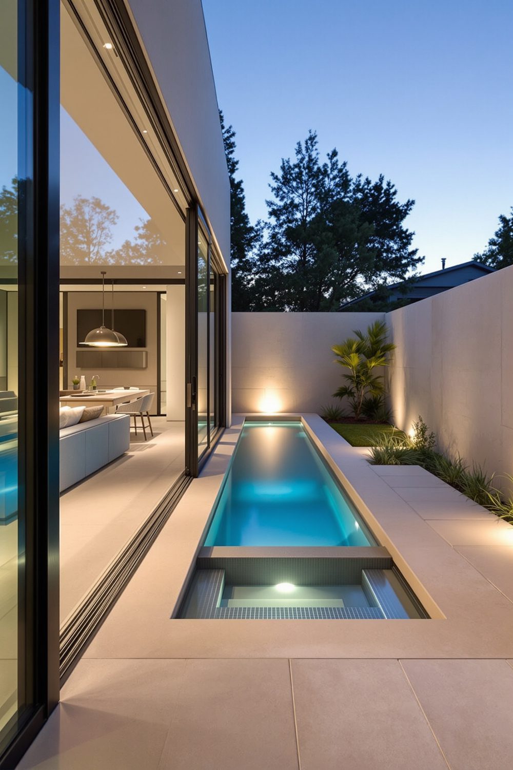 Indoor Outdoor Pool Design Small Home Year Round Swimming