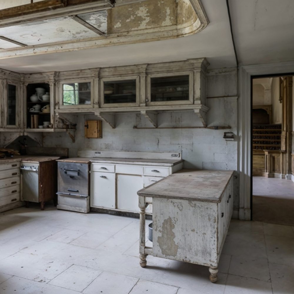 09 industrial kitchen at lynnewood hall