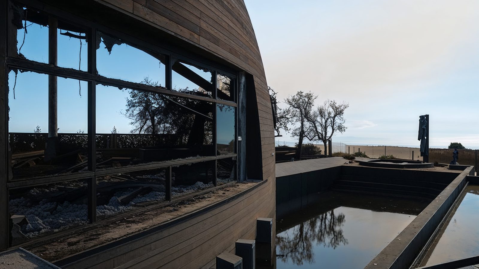 06 infinity pool overlooking los angeles sunset at destroyed man