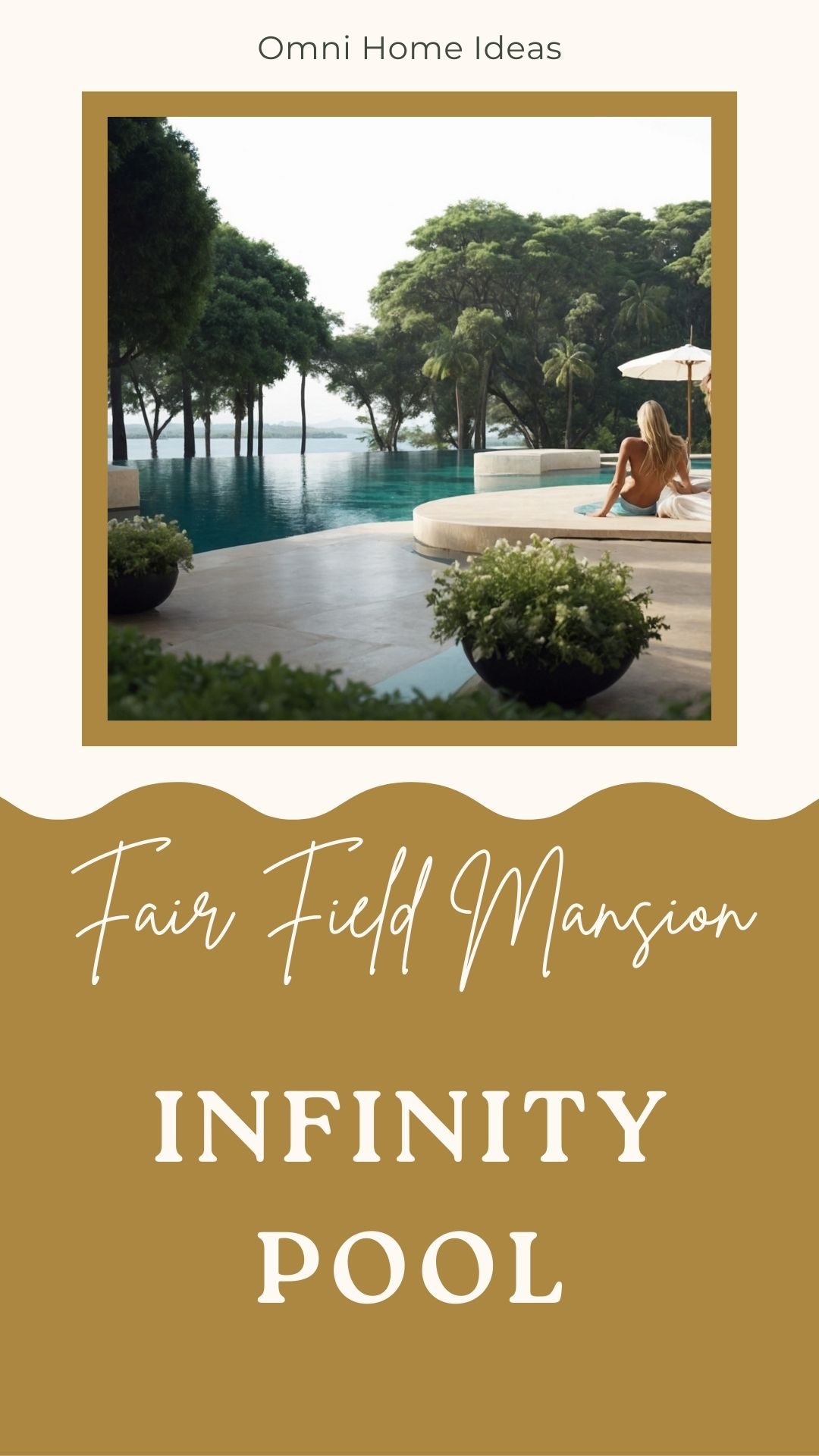 infinity pool with scenic views at fair field mansion