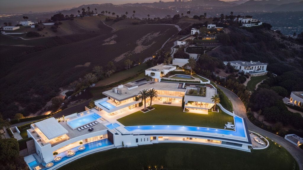 inside the one the largest house in los angeles and california