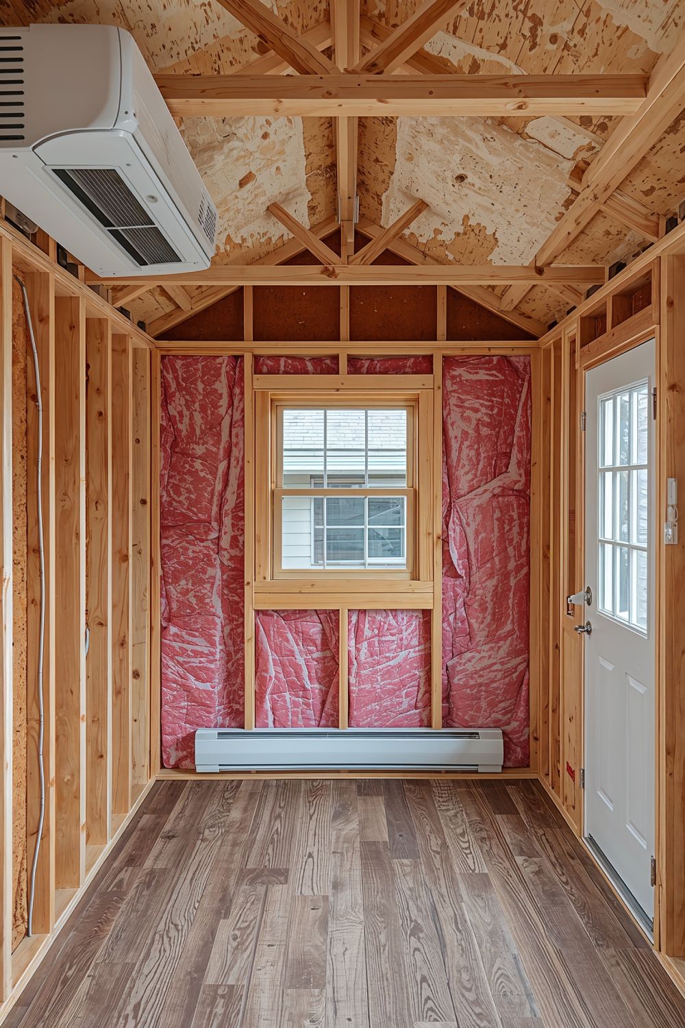Insulated Shed Interior For Year Round Comfort