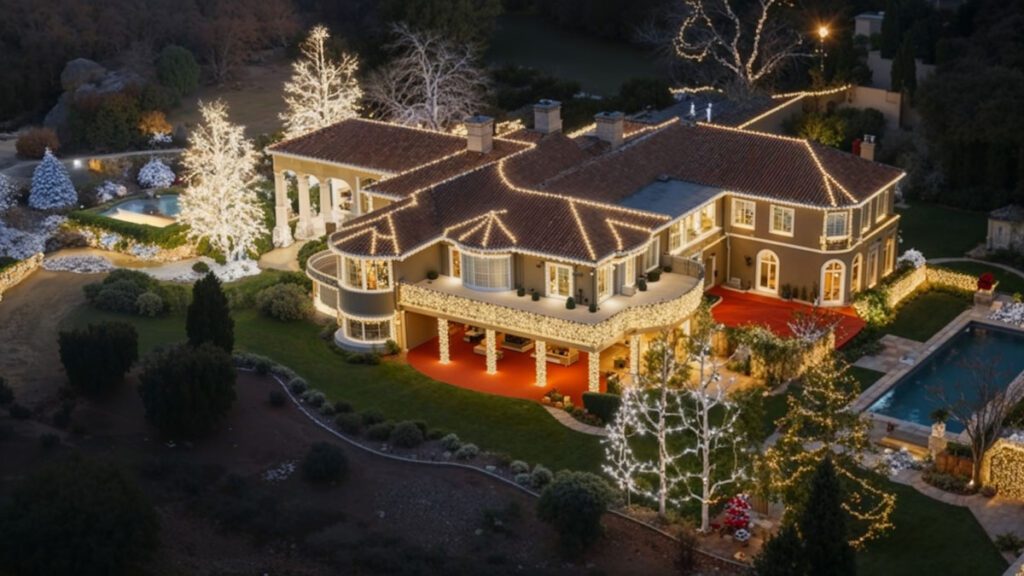 jamie foxx house at christmas