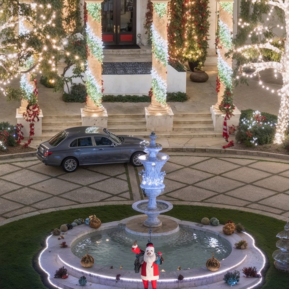 05 jamie foxx%e2%80%99s front facade with fountain view