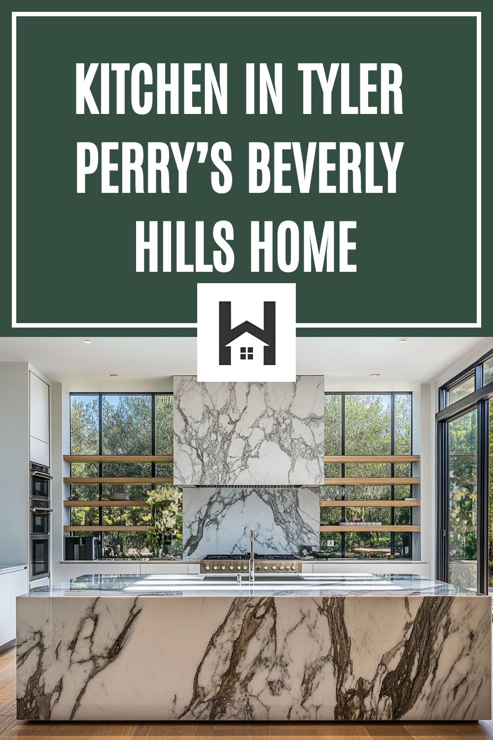 kitchen in tyler perry s beverly hills home