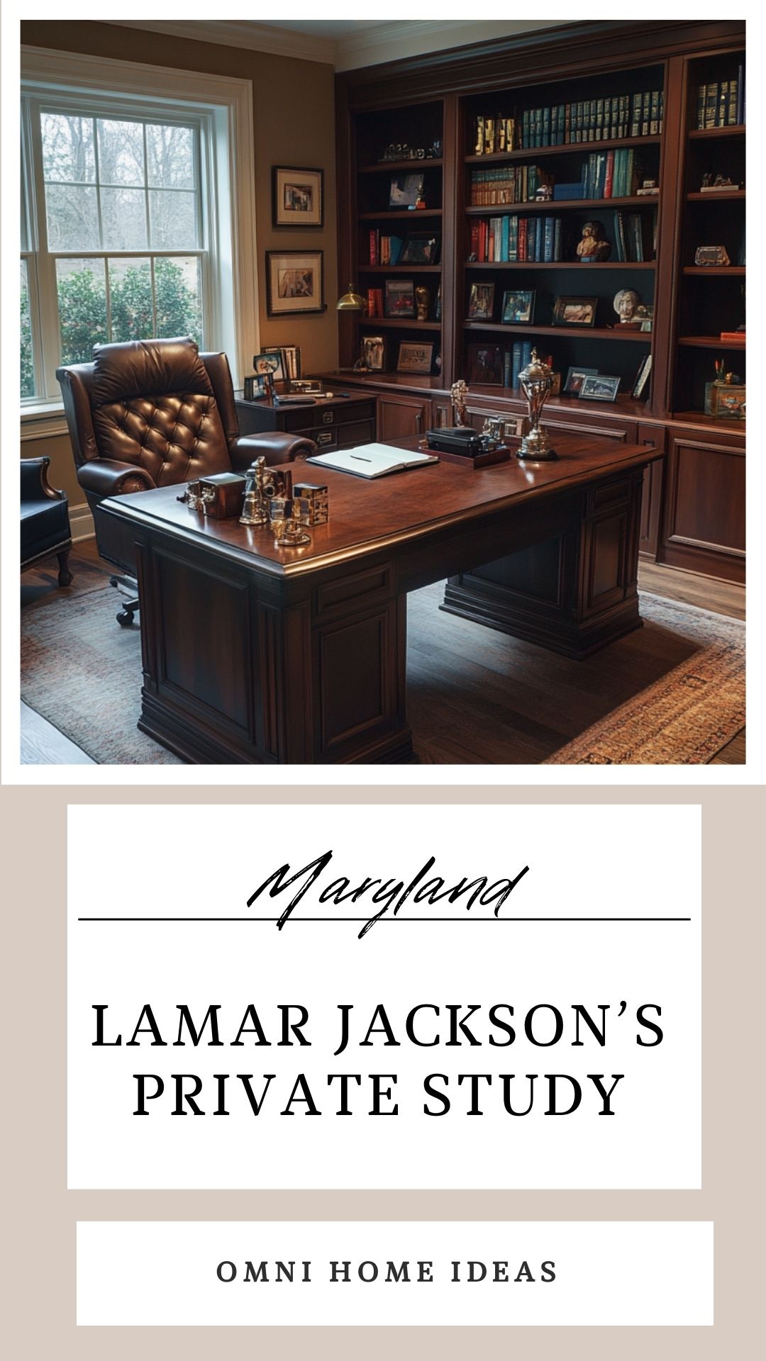 lamar jackson’s private study in maryland