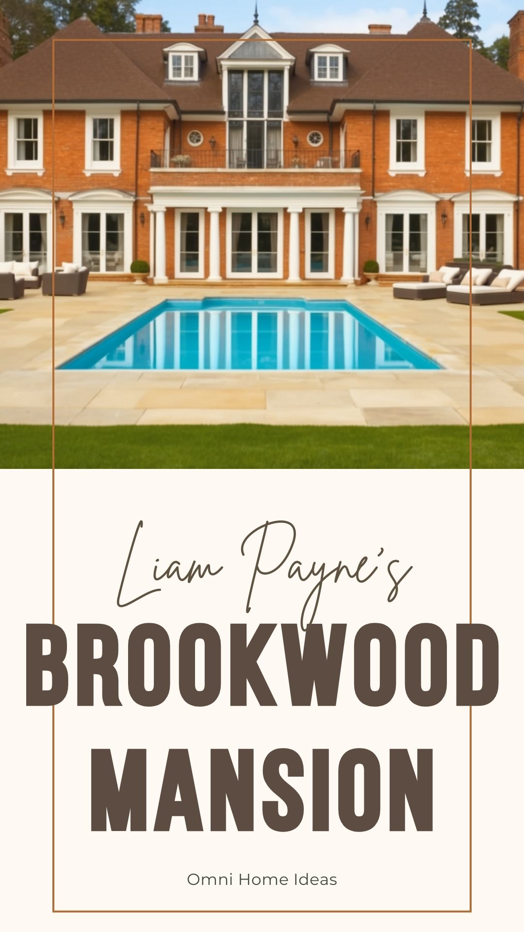 liam payne's brookwood mansion with outdoor pool
