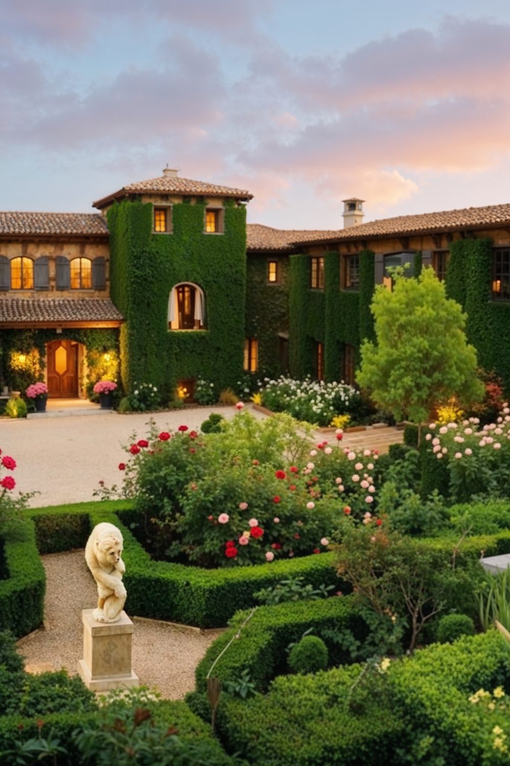 lush gardens at meghan and harry%e2%80%99s montecito estate