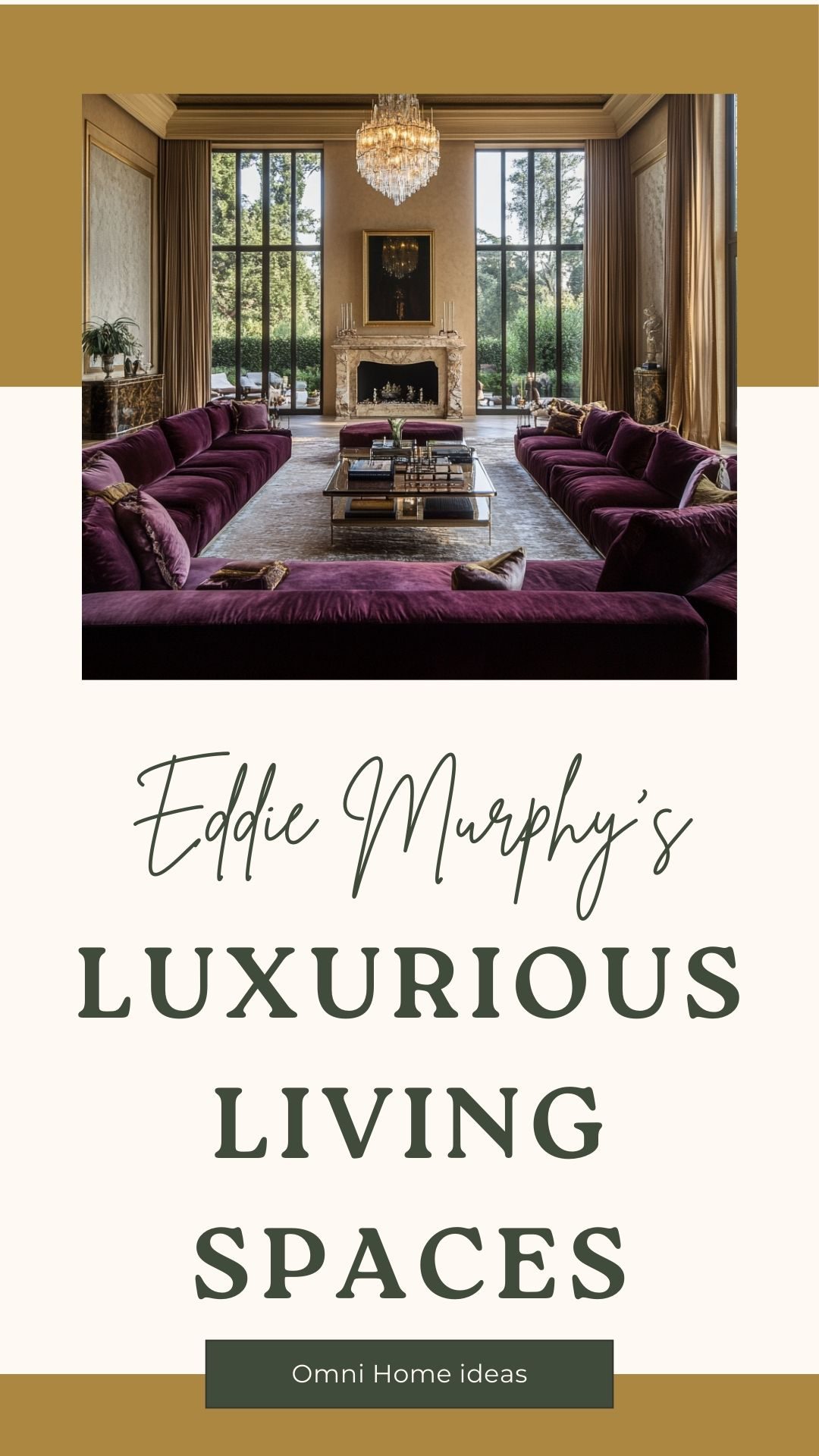 luxurious living spaces in eddie murphy’s mansion