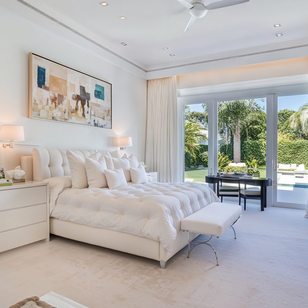 04 luxurious master suite with garden views